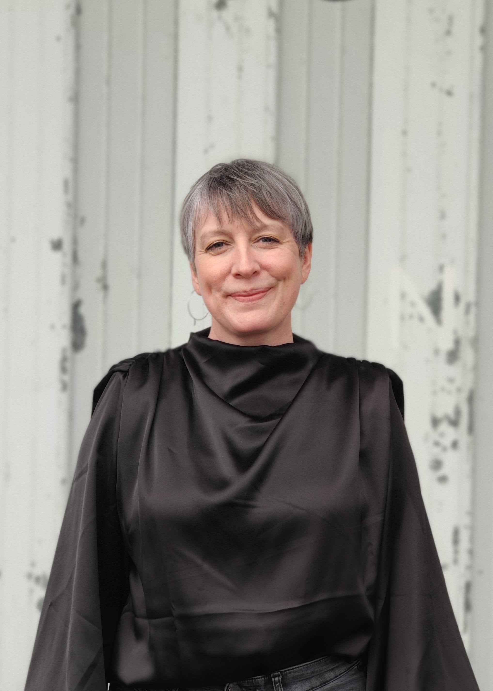 Woman smiling portrait photo natural light